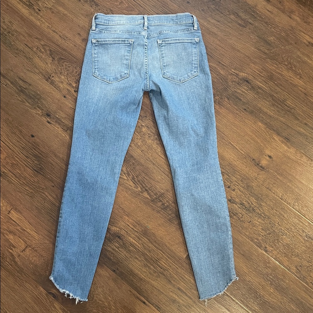 FRAME Denim Le Skinny de Jeanne Crop Jeans size 27 - Picture 5 of 10